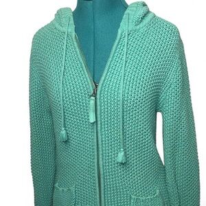 Mint Green Women's Hooded Sweater